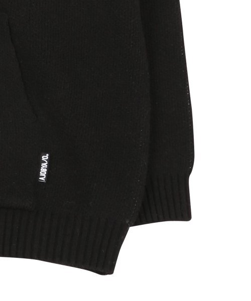 AJOBYAJO（アジョバイアジョ）の「[PBA] DBOF ウールニットパーカー [BLACK]（ニット/セーター・レディース・その他・S/L/M）」の7枚目の写真