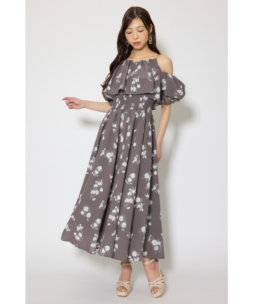 rienda（リエンダ）の「ウエストシャーリング2WAYフレアワンピース 春服 夏服（ワンピース・レディース・ホワイト/ブラウン・SMALL/MEDIUM）」の20枚目の写真