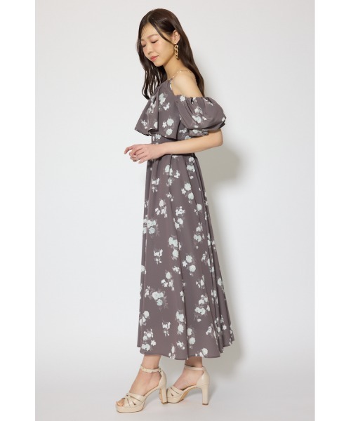 rienda（リエンダ）の「ウエストシャーリング2WAYフレアワンピース 春服 夏服（ワンピース・レディース・ホワイト/ブラウン・SMALL/MEDIUM）」の21枚目の写真