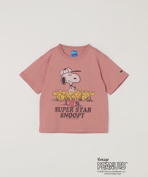 SHIPS any(シップス エニィ)の「FRUIT OF THE LOOM: PEANUTS プリント Tシャツ<KIDS>(Tシャツ/カットソー・キッズ・ライトブルー/オフホワイト/ピンク・130/140/150/120)」の3枚目の写真