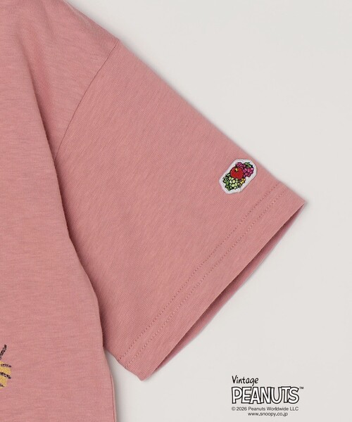 SHIPS any(シップス エニィ)の「FRUIT OF THE LOOM: PEANUTS プリント Tシャツ<KIDS>(Tシャツ/カットソー・キッズ・ライトブルー/オフホワイト/ピンク・130/140/150/120)」の6枚目の写真