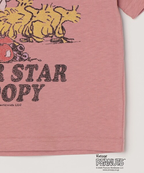 SHIPS any(シップス エニィ)の「FRUIT OF THE LOOM: PEANUTS プリント Tシャツ<KIDS>(Tシャツ/カットソー・キッズ・ライトブルー/オフホワイト/ピンク・130/140/150/120)」の7枚目の写真