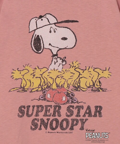 SHIPS any(シップス エニィ)の「FRUIT OF THE LOOM: PEANUTS プリント Tシャツ<KIDS>(Tシャツ/カットソー・キッズ・ライトブルー/オフホワイト/ピンク・130/140/150/120)」の9枚目の写真