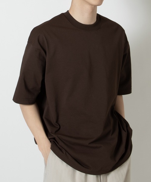 DAIWA PIER39(ダイワピア39)の「TECH DRAWSTRING S/S TEE BE-35026(Tシャツ/カットソー・メンズ・ブルー/ブラウン/ホワイト/オリーブ/ブラック・X-LARGE/SMALL/MEDIUM/LARGE)」の3枚目の写真
