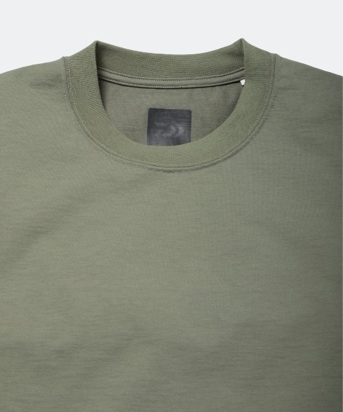DAIWA PIER39(ダイワピア39)の「TECH DRAWSTRING S/S TEE BE-35026(Tシャツ/カットソー・メンズ・ブルー/ブラウン/ホワイト/オリーブ/ブラック・X-LARGE/SMALL/MEDIUM/LARGE)」の7枚目の写真