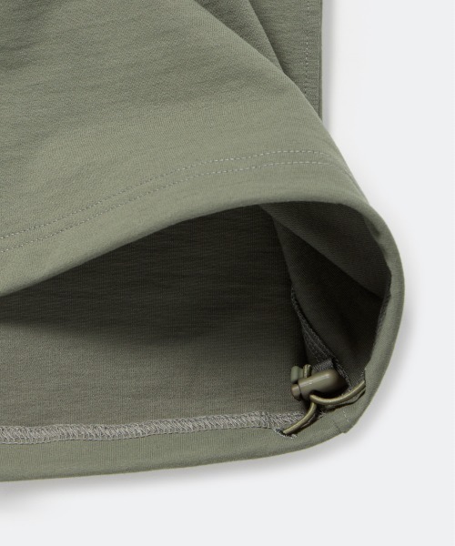 DAIWA PIER39(ダイワピア39)の「TECH DRAWSTRING S/S TEE BE-35026(Tシャツ/カットソー・メンズ・ブルー/ブラウン/ホワイト/オリーブ/ブラック・X-LARGE/SMALL/MEDIUM/LARGE)」の9枚目の写真