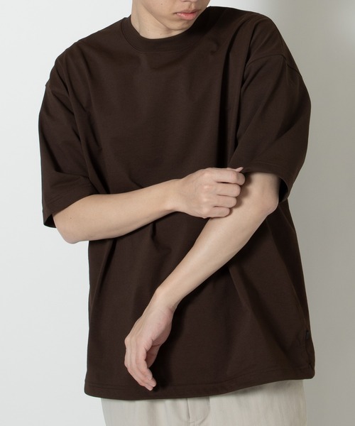 DAIWA PIER39(ダイワピア39)の「TECH DRAWSTRING S/S TEE BE-35026(Tシャツ/カットソー・メンズ・ブルー/ブラウン/ホワイト/オリーブ/ブラック・X-LARGE/SMALL/MEDIUM/LARGE)」の12枚目の写真