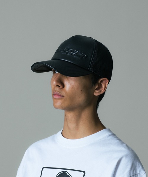 XLARGE(エクストララージ)の「FAUX LEATHER MESH CAP(キャップ・メンズ・ブラック/オリーブ・ONE SIZE)」の15枚目の写真