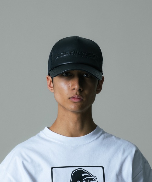 XLARGE(エクストララージ)の「FAUX LEATHER MESH CAP(キャップ・メンズ・ブラック/オリーブ・ONE SIZE)」の14枚目の写真