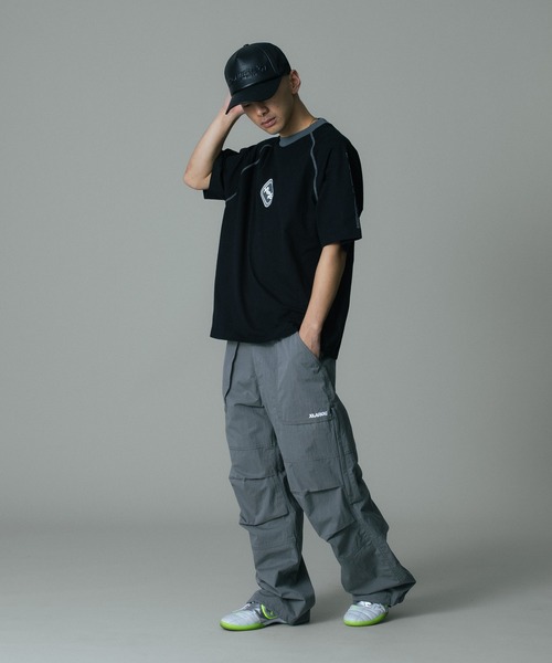 XLARGE(エクストララージ)の「FAUX LEATHER MESH CAP(キャップ・メンズ・ブラック/オリーブ・ONE SIZE)」の10枚目の写真