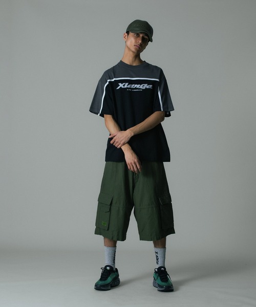 XLARGE(エクストララージ)の「FAUX LEATHER MESH CAP(キャップ・メンズ・ブラック/オリーブ・ONE SIZE)」の9枚目の写真