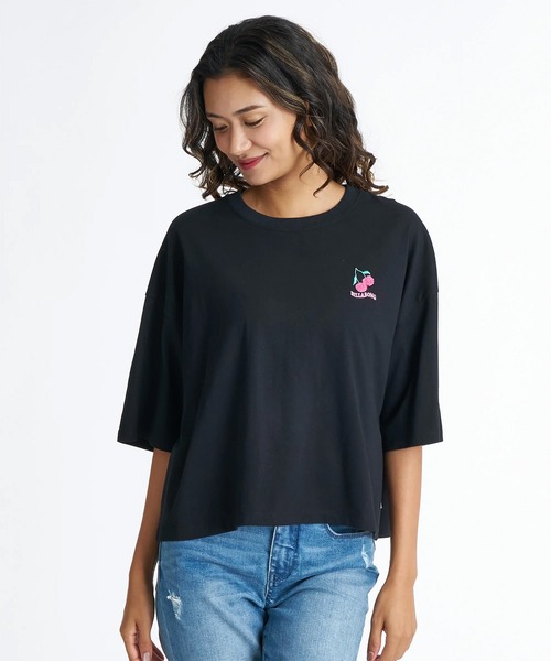 BILLABONG(ビラボン)の「BILLABONG/ビラボン 半袖 Tシャツ バックプリント BG01C208(Tシャツ/カットソー・レディース・ピンク/ホワイト/ブラック/ライトブルー・M)」の11枚目の写真