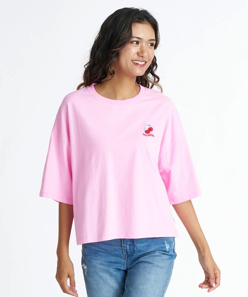 BILLABONG(ビラボン)の「BILLABONG/ビラボン 半袖 Tシャツ バックプリント BG01C208(Tシャツ/カットソー・レディース・ピンク/ホワイト/ブラック/ライトブルー・M)」の15枚目の写真