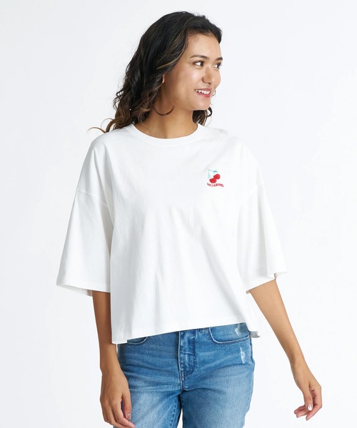 BILLABONG(ビラボン)の「BILLABONG/ビラボン 半袖 Tシャツ バックプリント BG01C208(Tシャツ/カットソー・レディース・ピンク/ホワイト/ブラック/ライトブルー・M)」の9枚目の写真