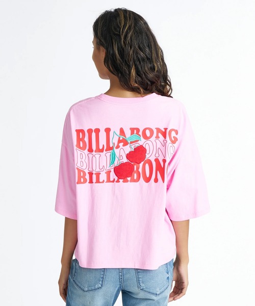 BILLABONG(ビラボン)の「BILLABONG/ビラボン 半袖 Tシャツ バックプリント BG01C208(Tシャツ/カットソー・レディース・ピンク/ホワイト/ブラック/ライトブルー・M)」の16枚目の写真