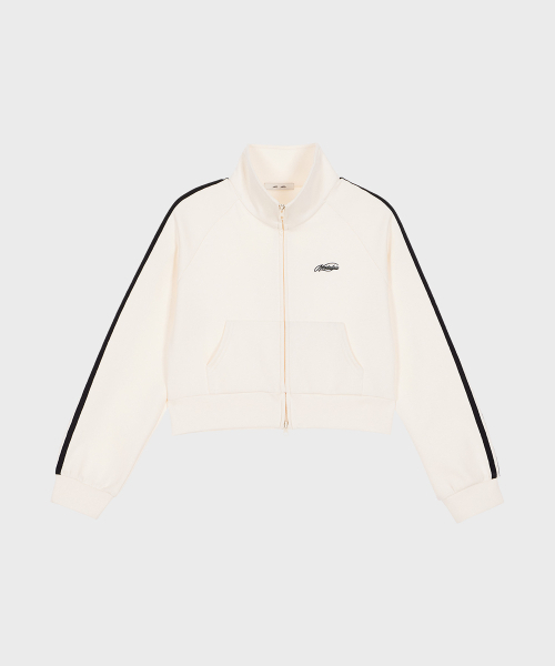ALKI ALKA(アルキアルカ)の「Nostalgia Track Jacket (Ivory)(ナイロンジャケット・レディース・アイボリー・FREE)」の5枚目の写真