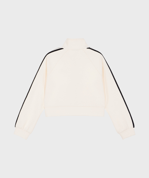 ALKI ALKA(アルキアルカ)の「Nostalgia Track Jacket (Ivory)(ナイロンジャケット・レディース・アイボリー・FREE)」の6枚目の写真