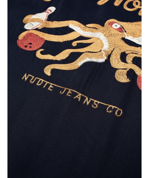 Nudie Jeans（ヌーディージーンズ）の「Nudie Jeans/ヌーディージーンズ Arthur Bowling Shirt 8 Wonders / ボーリングシャツ（シャツ/ブラウス・メンズ・ネイビー・M/L/XL）」の5枚目の写真
