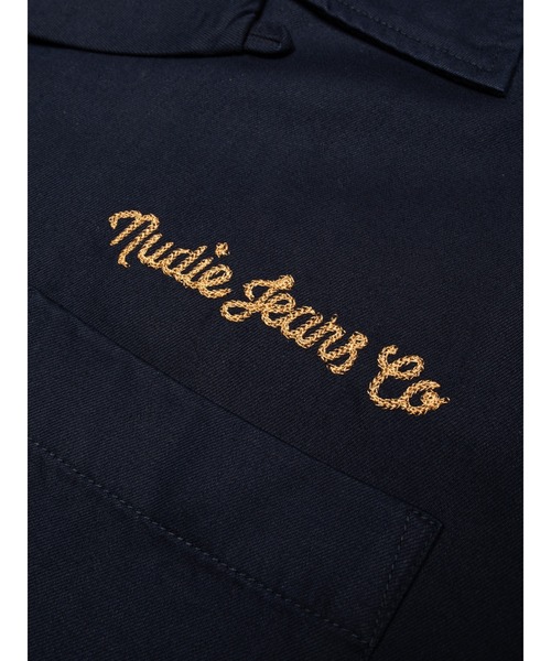 Nudie Jeans（ヌーディージーンズ）の「Nudie Jeans/ヌーディージーンズ Arthur Bowling Shirt 8 Wonders / ボーリングシャツ（シャツ/ブラウス・メンズ・ネイビー・M/L/XL）」の6枚目の写真