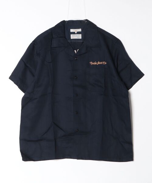 Nudie Jeans（ヌーディージーンズ）の「Nudie Jeans/ヌーディージーンズ Arthur Bowling Shirt 8 Wonders / ボーリングシャツ（シャツ/ブラウス・メンズ・ネイビー・M/L/XL）」の9枚目の写真
