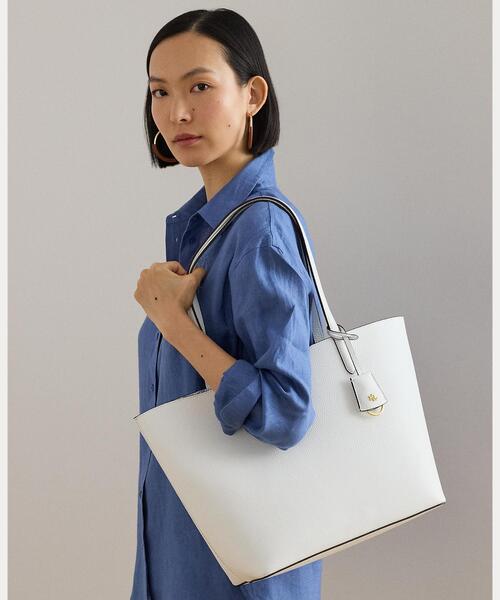 LAUREN RALPH LAUREN(ローレン ラルフ ローレン)の「フェイクレザー ラージ リバーシブル トート バッグ(トートバッグ・レディース・マルチ・ONE)」の8枚目の写真