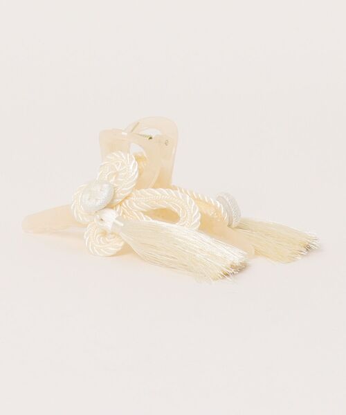 IMARI(イマリ)の「【 IMARI / イマリ 】 チャイナモチーフ タッセル ヘアクリップ(バレッタ/ヘアクリップ・レディース・ブラック/ホワイト/グリーン・FREE)」の9枚目の写真