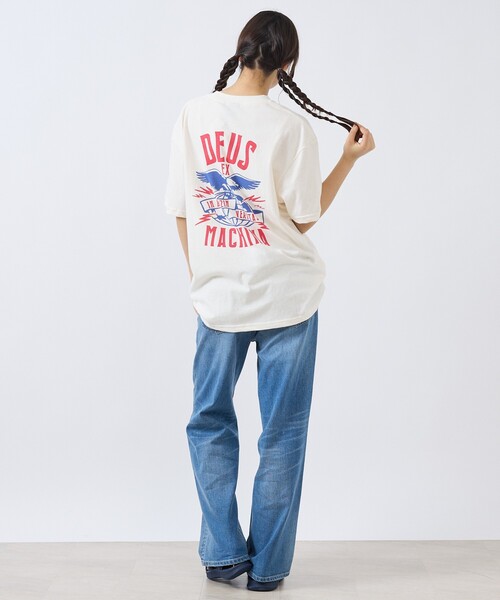 DEUS EX MACHINA（デウスエクスマキナ）の「【DEUS / デウス】CLAW-SOME WHIZZ ワンポイント / バックプリント / 半袖Tシャツ（Tシャツ/カットソー・メンズ・オフホワイト・M/L）」の3枚目の写真