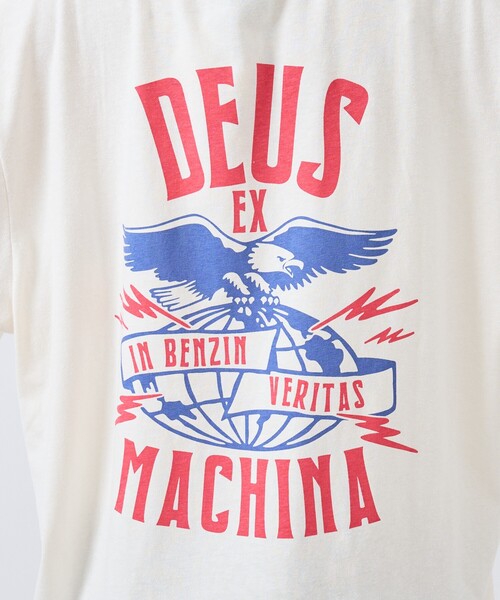 DEUS EX MACHINA（デウスエクスマキナ）の「【DEUS / デウス】CLAW-SOME WHIZZ ワンポイント / バックプリント / 半袖Tシャツ（Tシャツ/カットソー・メンズ・オフホワイト・M/L）」の6枚目の写真