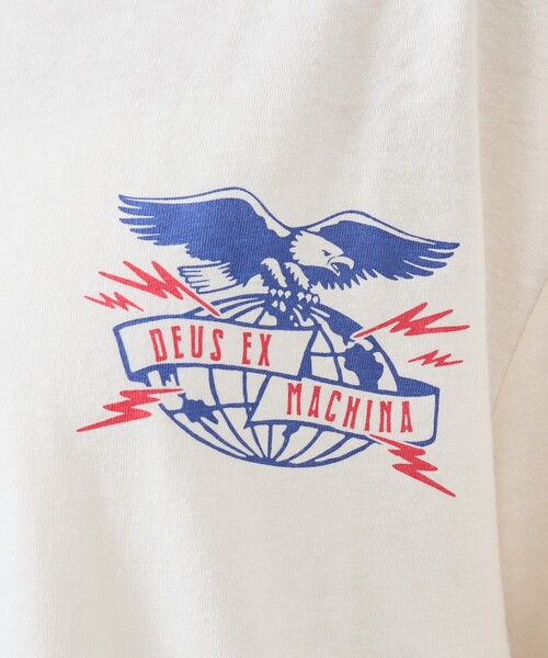 DEUS EX MACHINA（デウスエクスマキナ）の「【DEUS / デウス】CLAW-SOME WHIZZ ワンポイント / バックプリント / 半袖Tシャツ（Tシャツ/カットソー・メンズ・オフホワイト・M/L）」の9枚目の写真