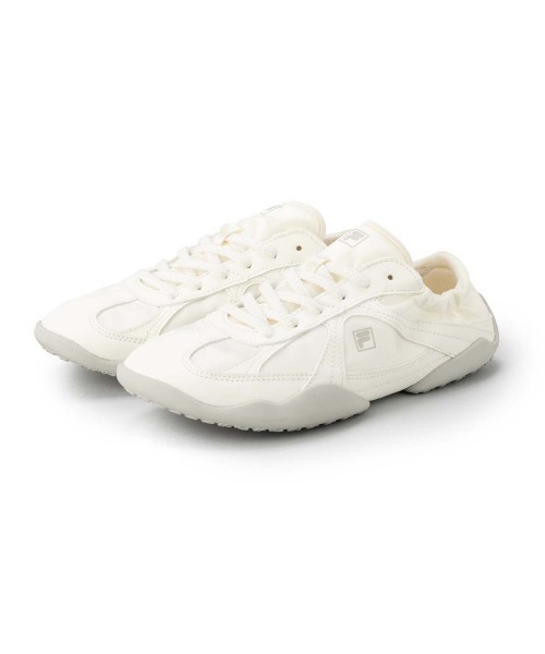 FILA（フィラ）の「FILA FILA GLIO（フィラ フィラ グリオ）（スニーカー・レディース・ベージュ系/ピンク系/シルバー系・23cm/23.5cm/24cm/24.5cm/25cm）」の2枚目の写真