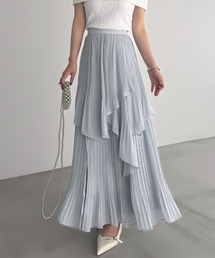 セール】High Waist Satin Volume Skirt（スカート）｜Her lip to