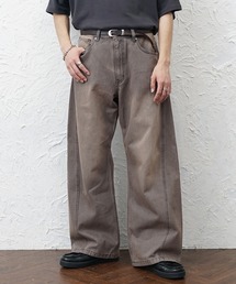 MinoriTY | 【MinoriTY】立体裁断ワイドバギーカーブデニムパンツ メンズ 春服 夏服(デニムパンツ)