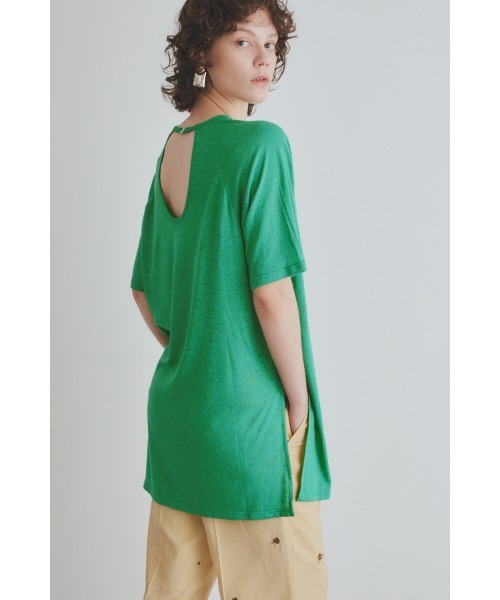 Muel Chic(ミュエルシック)の「Soft CS ソフトカットソー(Tシャツ/カットソー・レディース・ラベンダー/ブラック/オフホワイト/ライム/サーモンピンク・FREE)」の18枚目の写真