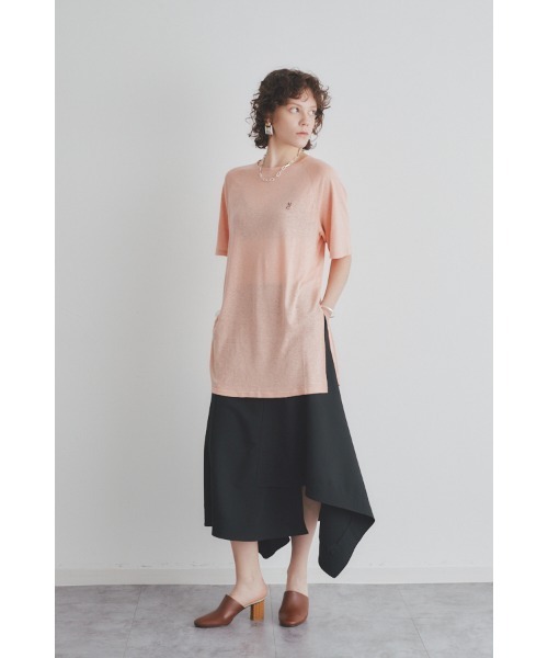 Muel Chic(ミュエルシック)の「Soft CS ソフトカットソー(Tシャツ/カットソー・レディース・ラベンダー/ブラック/オフホワイト/ライム/サーモンピンク・FREE)」の13枚目の写真
