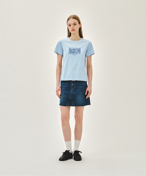 MARITHE + FRANCOIS GIRBAUD(マリテフランソワジルボー)の「W CLASSIC LOGO TEE(Tシャツ/カットソー・レディース・ヘザーグレー/クリーム/ネイビー/スカイブルー系/ホワイト/ライトピンク/ブラック/その他・SMALL/MEDIUM)」の16枚目の写真
