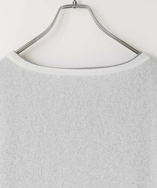 LOWRYS FARM(ローリーズファーム)の「レイヤードヘンリーSS 638392(Tシャツ/カットソー・レディース・ピンク/ブラック/ブラウン/ホワイト・FREE)」の5枚目の写真