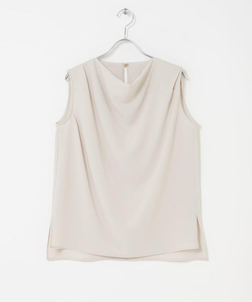 URBAN RESEARCH ROSSO WOMEN（アーバンリサーチ　ロッソ）の「クールタッチ 防シワドレープブラウス（シャツ/ブラウス・レディース・ミント/ブルー系その他/グレー系その他・FREE）」の14枚目の写真