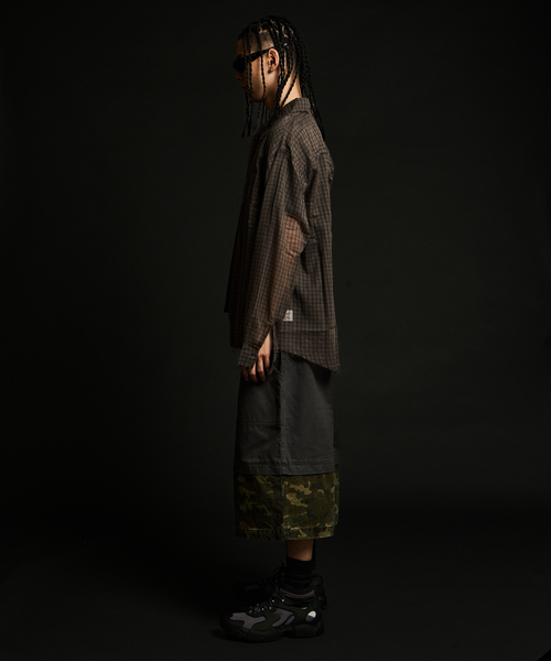 JOINT WORKS(ジョイントワークス)の「レイヤードカモショーツ / J Layered Camo Pants(その他パンツ・メンズ・グレー/ブラック・MEDIUM/LARGE)」の7枚目の写真