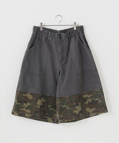 JOINT WORKS(ジョイントワークス)の「レイヤードカモショーツ / J Layered Camo Pants(その他パンツ・メンズ・グレー/ブラック・MEDIUM/LARGE)」の9枚目の写真