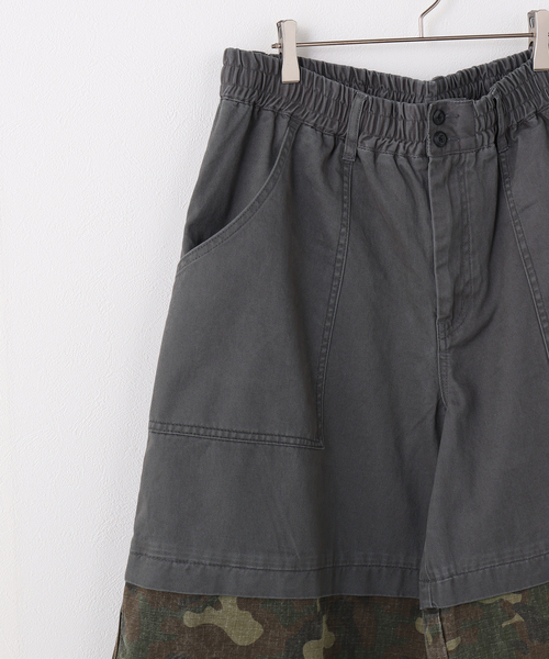 JOINT WORKS(ジョイントワークス)の「レイヤードカモショーツ / J Layered Camo Pants(その他パンツ・メンズ・グレー/ブラック・MEDIUM/LARGE)」の11枚目の写真