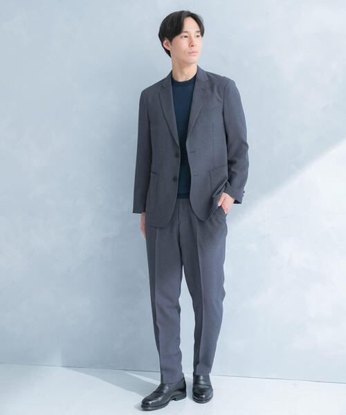 URBAN RESEARCH DOORS(アーバンリサーチドアーズ)の「LIFE STYLE TAILOR リネンライク千鳥柄コンフォータブルジャケット(その他アウター・メンズ・グレー/ブラウン・LARGE/SMALL/X-LARGE/MEDIUM)」の6枚目の写真