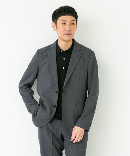 URBAN RESEARCH DOORS(アーバンリサーチドアーズ)の「LIFE STYLE TAILOR リネンライク千鳥柄コンフォータブルジャケット(その他アウター・メンズ・グレー/ブラウン・LARGE/SMALL/X-LARGE/MEDIUM)」の7枚目の写真