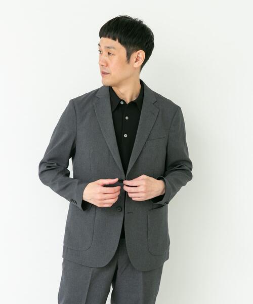 URBAN RESEARCH DOORS(アーバンリサーチドアーズ)の「LIFE STYLE TAILOR リネンライク千鳥柄コンフォータブルジャケット(その他アウター・メンズ・グレー/ブラウン・LARGE/SMALL/X-LARGE/MEDIUM)」の8枚目の写真
