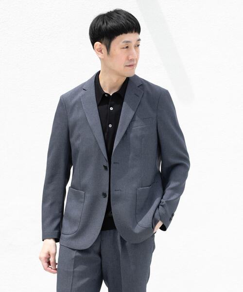 URBAN RESEARCH DOORS(アーバンリサーチドアーズ)の「LIFE STYLE TAILOR リネンライク千鳥柄コンフォータブルジャケット(その他アウター・メンズ・グレー/ブラウン・LARGE/SMALL/X-LARGE/MEDIUM)」の10枚目の写真