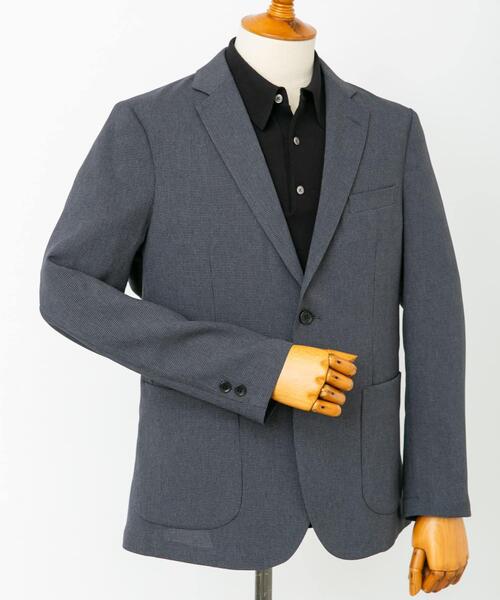 URBAN RESEARCH DOORS(アーバンリサーチドアーズ)の「LIFE STYLE TAILOR リネンライク千鳥柄コンフォータブルジャケット(その他アウター・メンズ・グレー/ブラウン・LARGE/SMALL/X-LARGE/MEDIUM)」の17枚目の写真