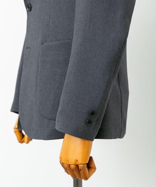 URBAN RESEARCH DOORS(アーバンリサーチドアーズ)の「LIFE STYLE TAILOR リネンライク千鳥柄コンフォータブルジャケット(その他アウター・メンズ・グレー/ブラウン・LARGE/SMALL/X-LARGE/MEDIUM)」の18枚目の写真