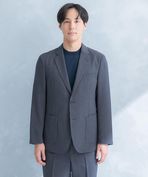 URBAN RESEARCH DOORS(アーバンリサーチドアーズ)の「LIFE STYLE TAILOR リネンライク千鳥柄コンフォータブルジャケット(その他アウター・メンズ・グレー/ブラウン・LARGE/SMALL/X-LARGE/MEDIUM)」の20枚目の写真