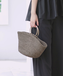La TOTALITE | COTTO/コット メタルハンドル アバカバッグ(ショルダーバッグ)
