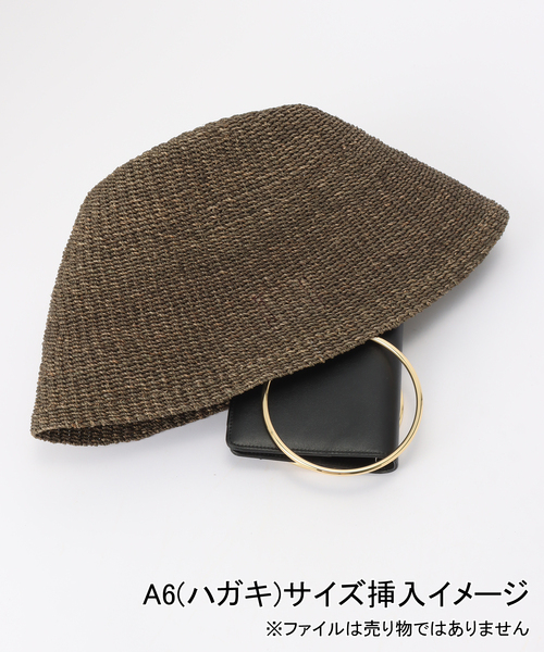 La TOTALITE（ラトータリテ）の「COTTO/コット メタルハンドル アバカバッグ（ショルダーバッグ・レディース・ブラウン/ベージュ・FREE）」の13枚目の写真