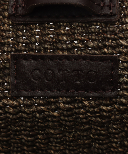 La TOTALITE（ラトータリテ）の「COTTO/コット メタルハンドル アバカバッグ（ショルダーバッグ・レディース・ブラウン/ベージュ・FREE）」の15枚目の写真